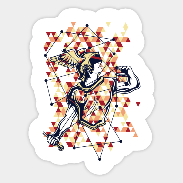 Ares Sticker by BrillianD